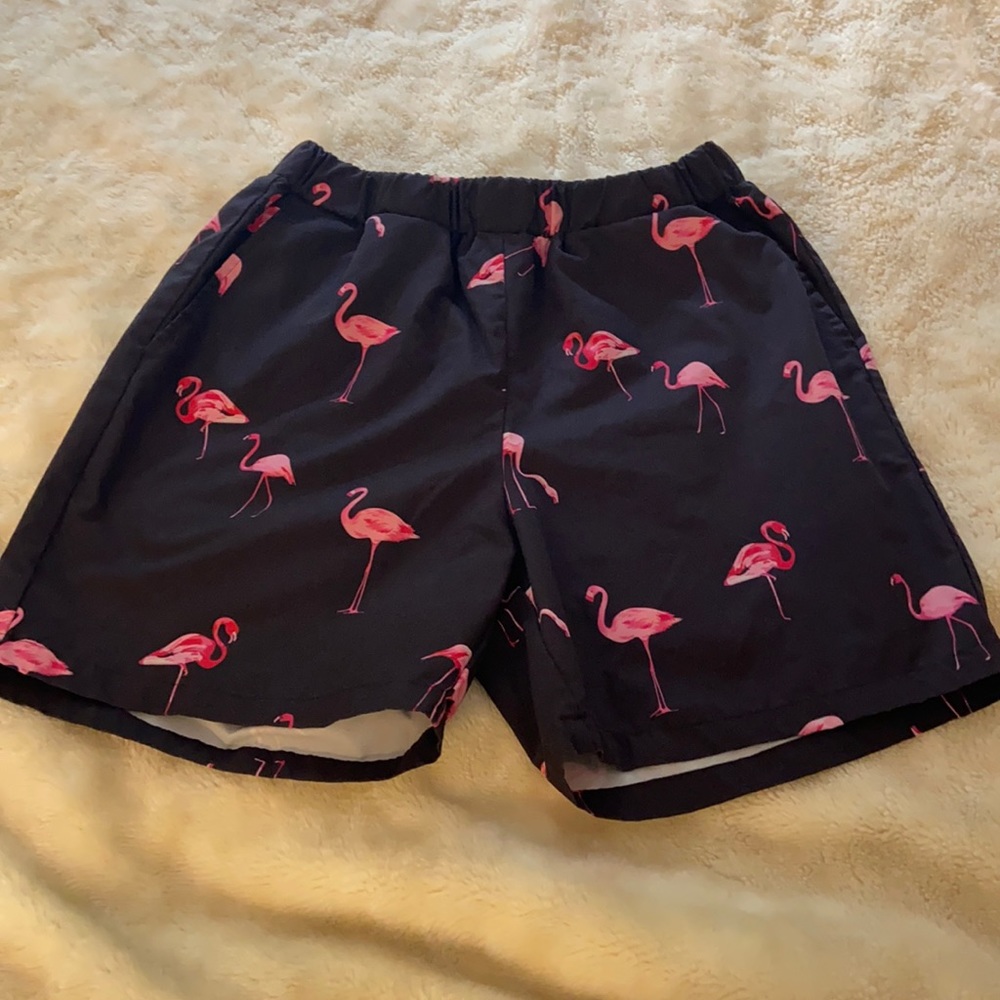 SHEIN FLAMINGO print shorts